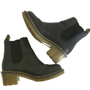 Dr. Marten's Black Leather Cadence Chelsea Boots